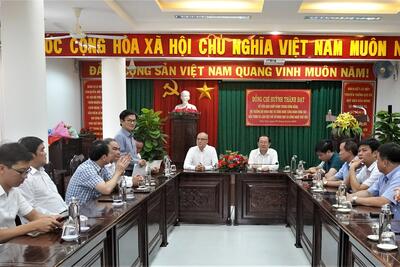 Một số hình ảnh của Bộ trưởng Bộ KH&CN Huỳnh Thành Đạt và Đoàn công tác đến thăm Sở KH&CN Phú Yên